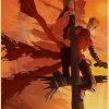 TRIGUN STAMPEDE Poster Japanese Classic Anime Kraft Paper Wall Decoration Cafe Bedroom Living Room Aesthetics Rimless 8 - Trigun Store