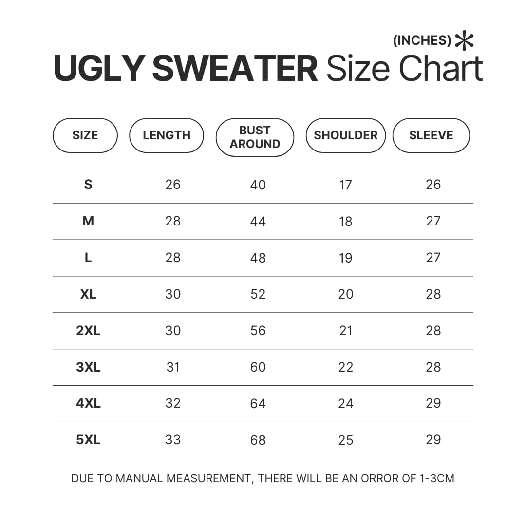 size ugly - Trigun Store