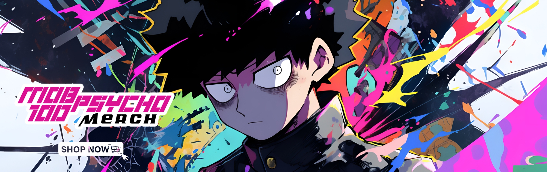 Mob Psycho 100 Merch Banners - Trigun Store