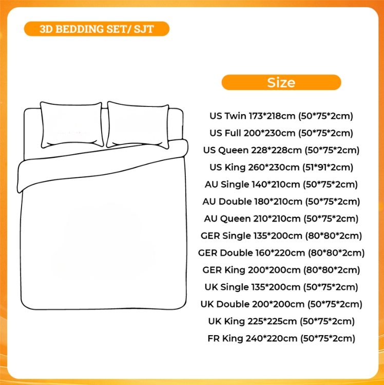 3D BEDDING SET - Trigun Store
