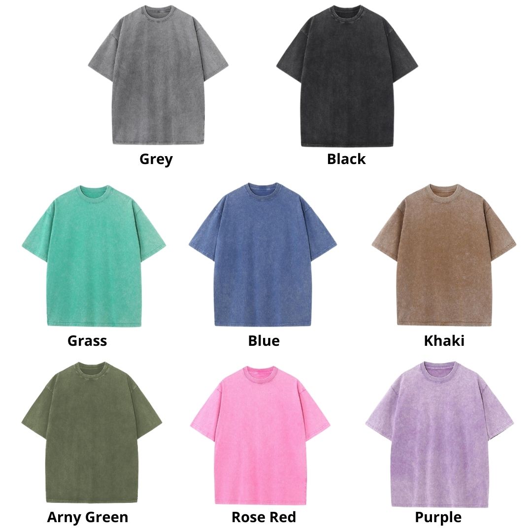 Mineral Wash T Shirt Color - Trigun Store